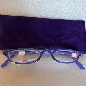 Peepers NWT Reader Glasses with Case 2.25